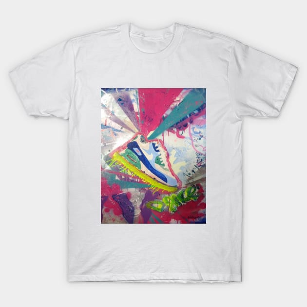 "Colorful Artsy Sneakers" T-Shirt by Dmitry_Buldakov